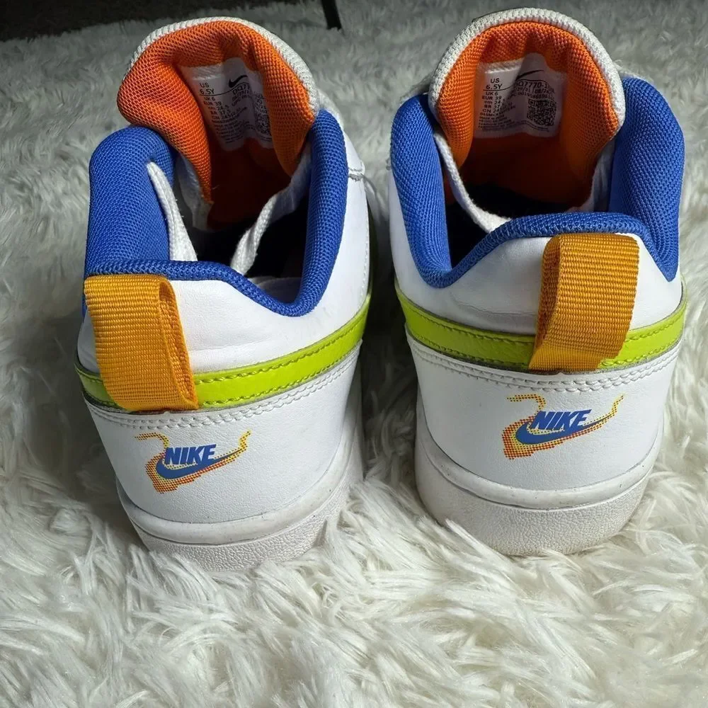 Nike Vibrant Blue and Orange Athletic Shoes